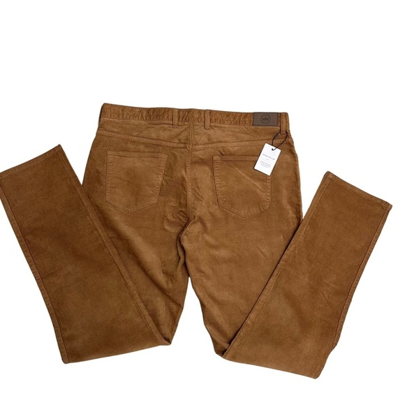 Peter Millar Superior Soft Corduroy Five Pocket Pant Gumsole 38 NWT Retail $170 - Picture 5 of 9